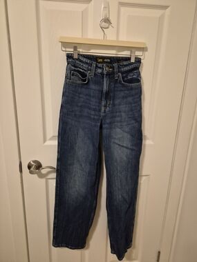 Lee Women's High-Rise Straight Jeans - Dark Blue